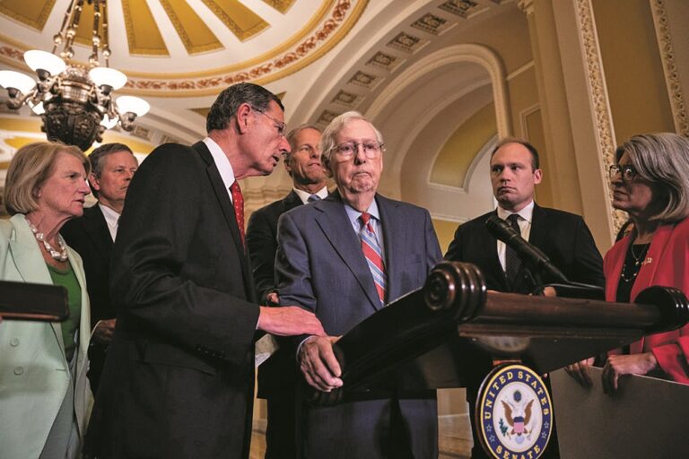 Senators Meet For Their Weekly Policy Luncheons On Capitol Hill