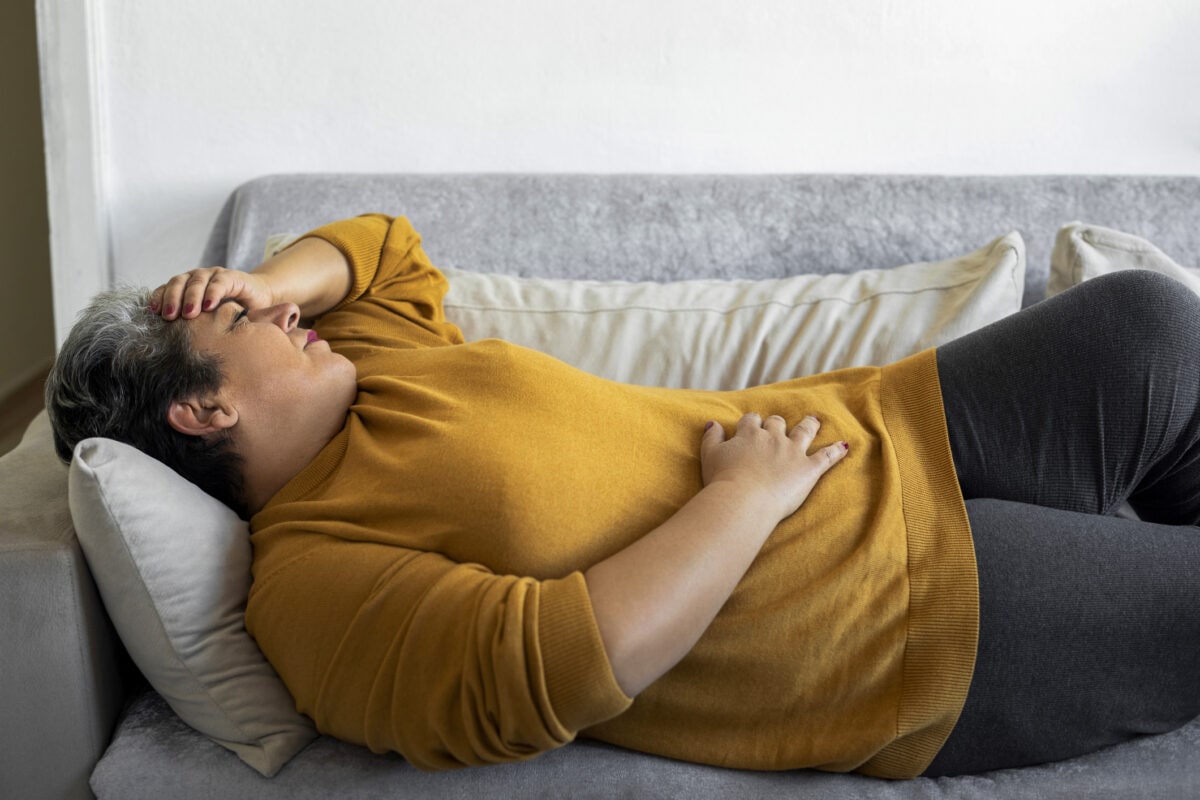 Stomachache and painful period cramps