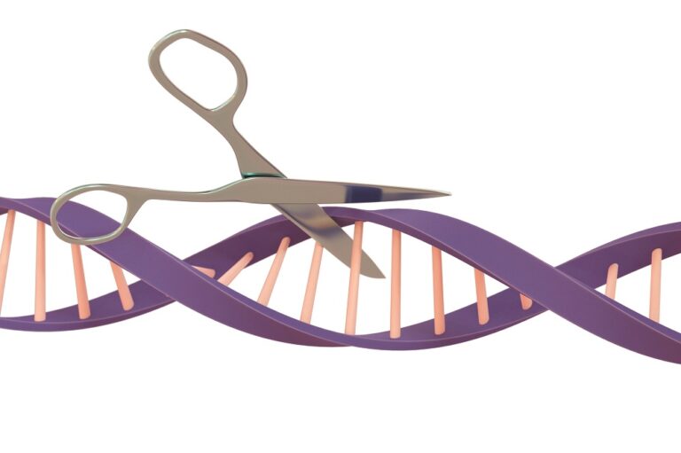 DNA editing, conceptual illustration