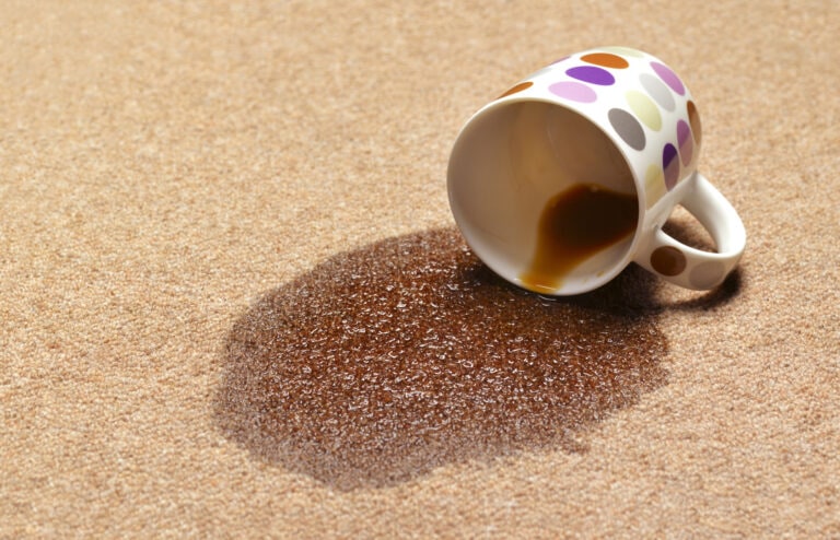 Spilled coffee/tee on carpet