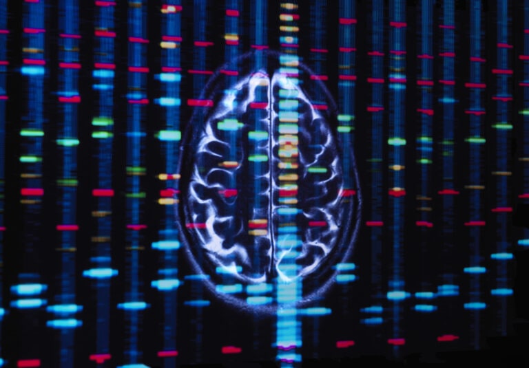 Genetic research, conceptual image
