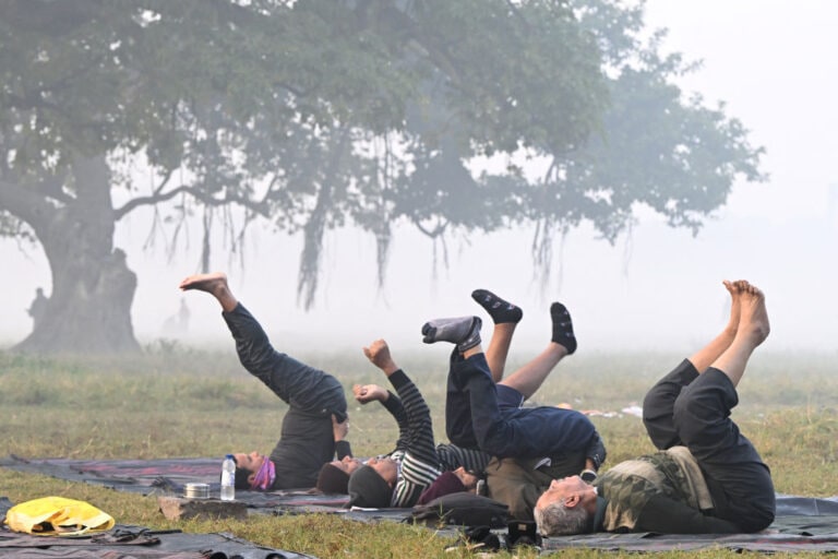 INDIA-WEATHER-FOG