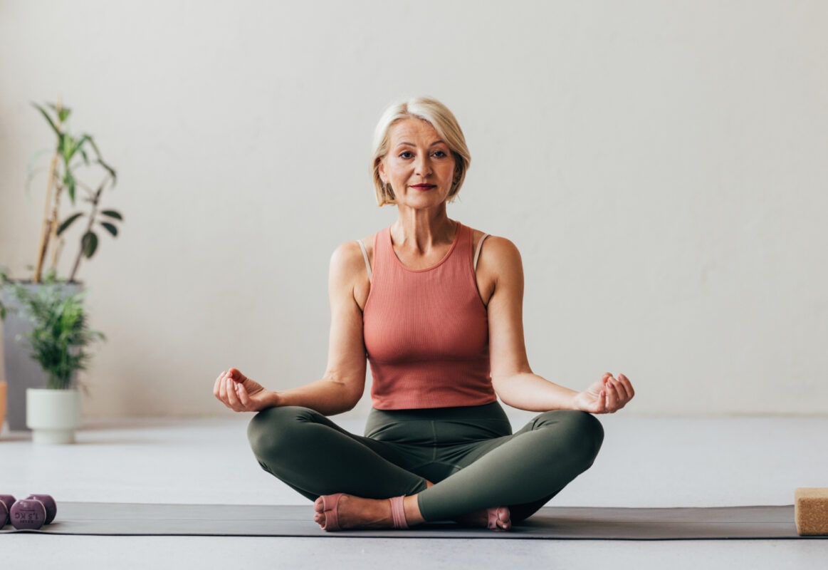 Woman doing Yoga