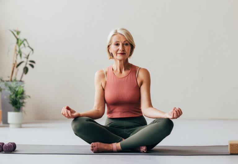 Woman doing Yoga