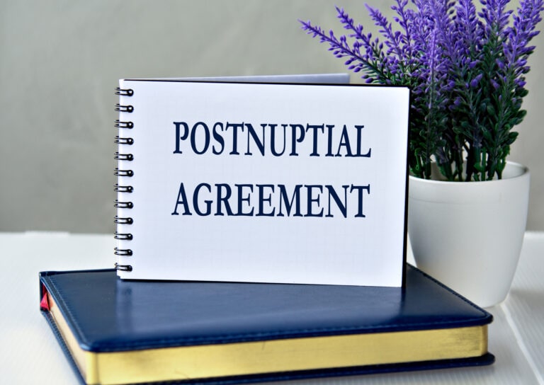 Once you've wed it is too late for a prenuptial agreement. It isn't too late for a postnuptial agreement.