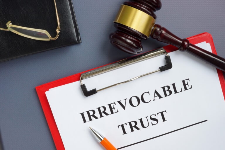 AN irrevocable trust is one that cannot be easily overturned when it's triggering condition is met.