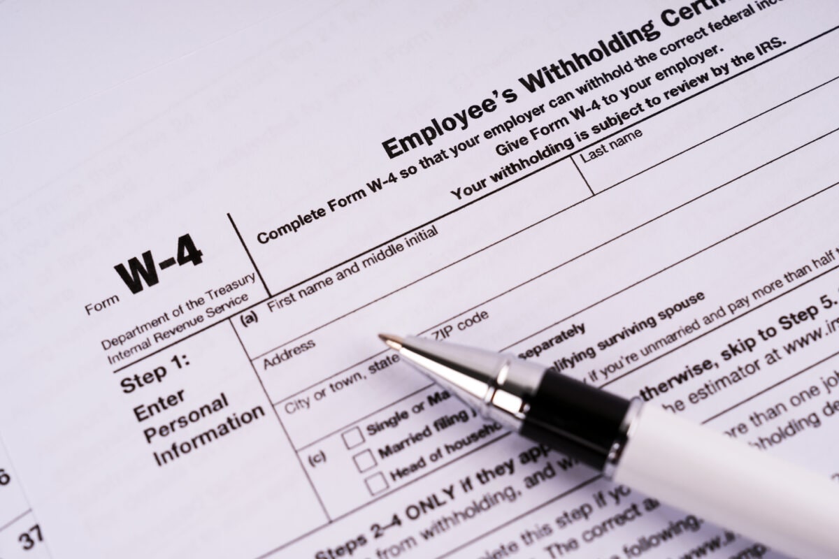 how to fill out a W4