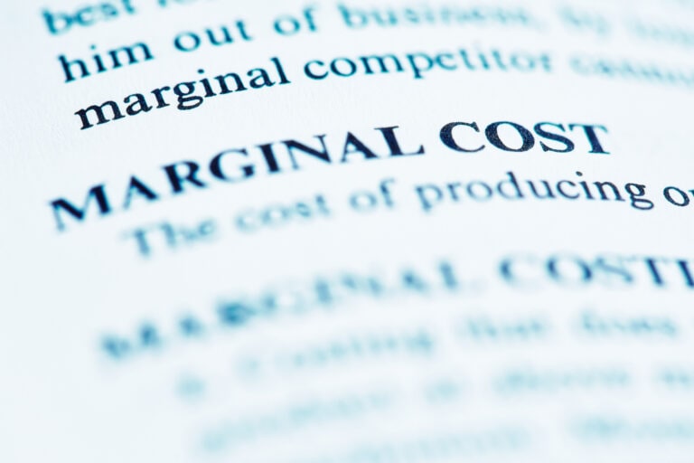 marginal cost