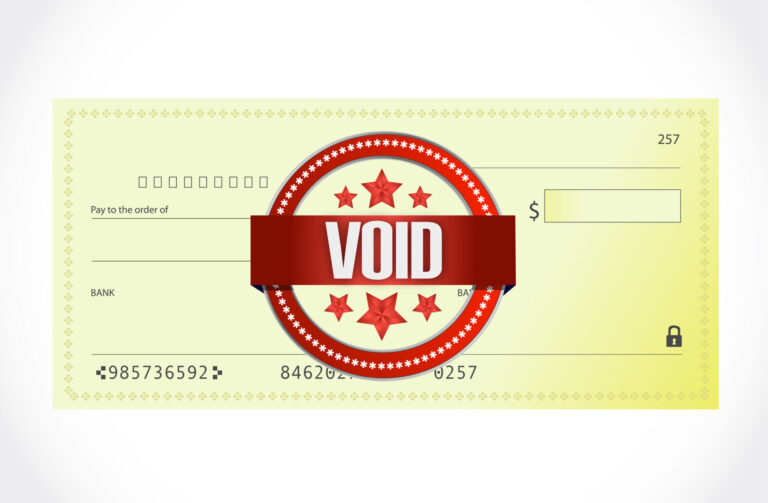 How to Void a Check
